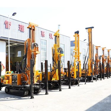 恒旺深孔履带钻机价格 冲击式气动钻井机 320米快速打井机
