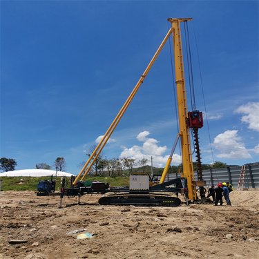 郭工机械钩机改钻孔打桩机 房屋地基加固钻机 工地螺旋液压钻孔机