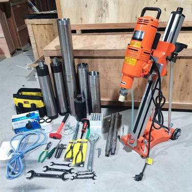 HZ-500钻孔取芯机 隧道仰拱钻机 3米深电动水钻机