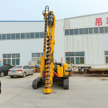 电动光伏钻孔机 履带式行走光伏钻机 山地旋挖钻机