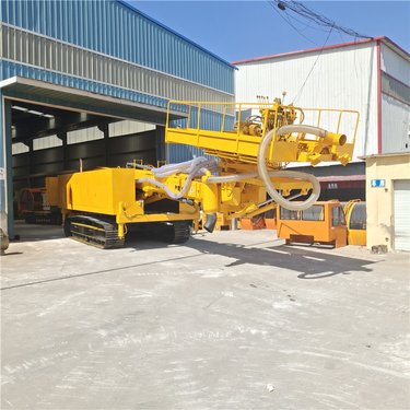 护坡锚栓钻孔机 大臂高举履带锚固钻机 基坑液压锚杆钻探机