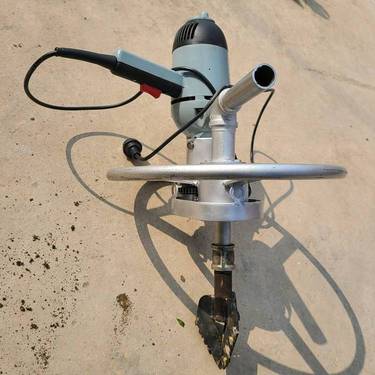 供应小型电动手持式打井机 农用回转式水井钻机 简易便携