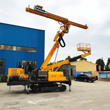 工程隧道钻机 多角度履带式锚杆钻孔机 全液压护坡凿岩机