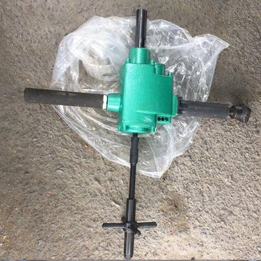 ZK19气动轨道钻机 手持式钢轨打孔钻 煤矿风动轨道钻