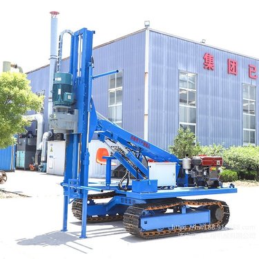 履带岩石电钻恒旺多功能基坑支护坡钻机基坑支护抗浮锚杆岩石电钻