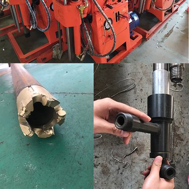 内蒙古赤峰 垂直向下打孔双液注浆加固钻机 液压岩石双液坑道钻机鄂尔多斯