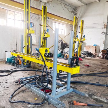 铁路护坡小型旋喷桩机 高铁路基加固高压旋喷钻机 上架子可分体钻机