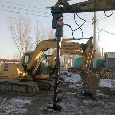 中旺螺旋钻机 履带式多功能旋挖钻机 液压行走长螺旋打桩机