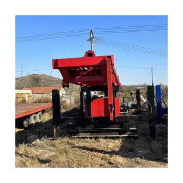 抗浮自行走旋喷桩施工钻机18米塔架高喷台车地基加固防渗防塌