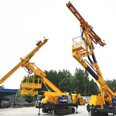 全液压支护打孔机 博远机械 万向角度调节 全地形 隧道锚杆专用钻机