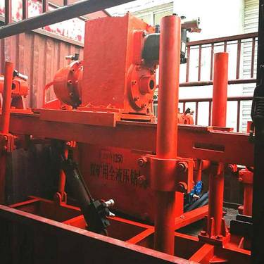 大型矿用ZDY750全液压坑道钻机双速双泵勘测坑道钻机一年