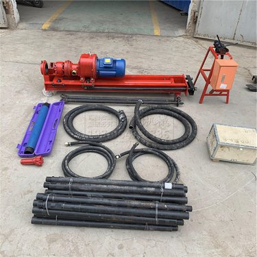 KQD-100型气动潜孔钻机边坡支护炮孔风动钻机多功能角度钻孔机