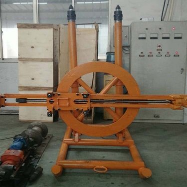 YGZ90中深孔导轨式回转钻机 快速打岩90型凿岩机 整套出售