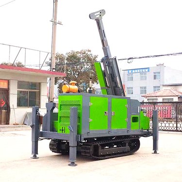 多角度金属矿山探矿取芯钻机800型履带全液压地质勘探钻机