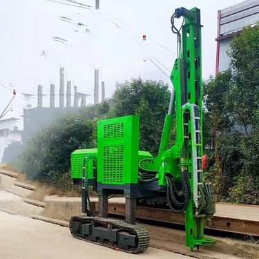 博远 丘陵山地岩石钻眼机 沙漠光伏钻机 多功能螺旋引孔机 360度旋转