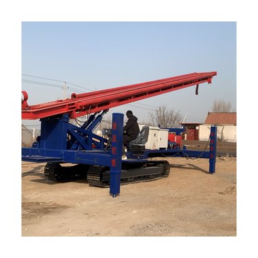 土壤修复长螺旋引孔18米塔架高压旋喷桩双电机动力头