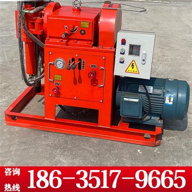 新疆克拉玛依 ZLJ-1300小型螺旋钻孔注浆钻机 楼房桥梁打孔加固后退式钻孔注浆一体机