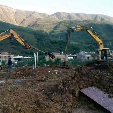 聚仁 小型快速旋挖钻机 地基螺旋打桩机 液压旋挖钻机器