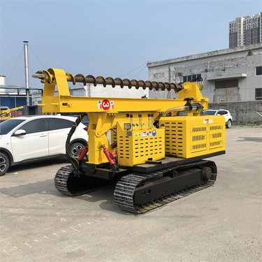 液压履带光伏打桩机 全液压岩石潜孔钻机 多工种钻孔钻杆可更换