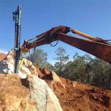 挖改钻凿炮眼 打孔挖改钻机 小型挖掘机钻机 可定制