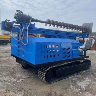 钢强 光伏桩引孔机 矿山打孔挖改钻机  地钉打桩设备 矿山打孔