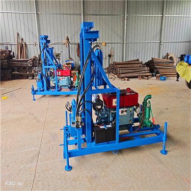 轮式百米深孔钻机 大孔机伸缩式水井钻机 全自动农业用液压竖井钻机