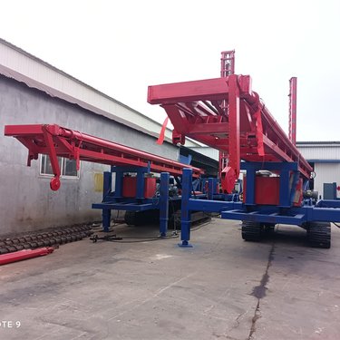 抗浮自行走旋喷桩施工钻机三管摆喷水泥灌浆注浆加固