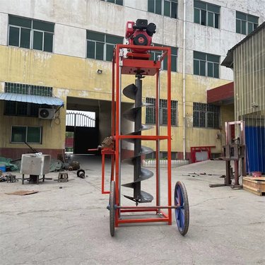 地质勘探取样钻机 鑫农柴油型室内加固引孔打眼机自动升降省力省工