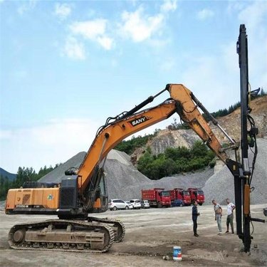 福建厦门挖机改钻机液压凿岩机 多功能挖改钻机 施工性强