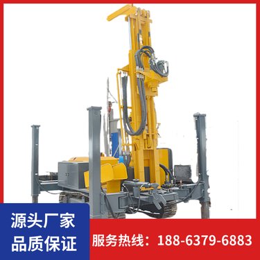 屹华 履带自走式打井机 深孔凿岩气动水井钻机 液压岩芯钻机