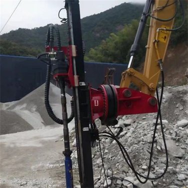 气电联动潜孔钻机 KQZ-70D型 挖机改装液压驱动挖改钻机
