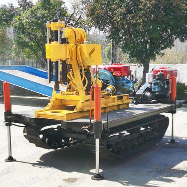 地勘取岩心钻孔 钻井打井地质钻探多功能钻机 履带150型液压钻