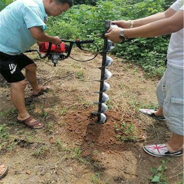 预防山体滑坡泥石流山坡打孔注浆加固挖洞机器手扶式钻孔机