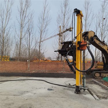 ZDLHWGQZJ-076 挖掘机改潜孔钻机隧道钻孔加固矿山用气动