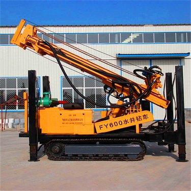 履带式FY系列飞达气动水井钻机 农用深井钻井设备 多功能风动打井机