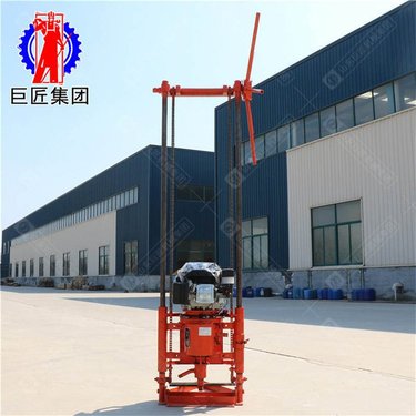 山东巨匠QZ-2B汽油机取样钻机 小型轻便岩层取芯钻机