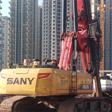 三一235 二手旋挖钻机 20年6月出厂 正常干活 便宜旋挖钻 打桩机