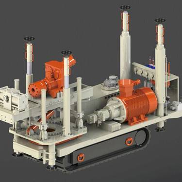 矿大煤矿井下用ZDY防爆履带式全液压坑道钻机功率大能力强