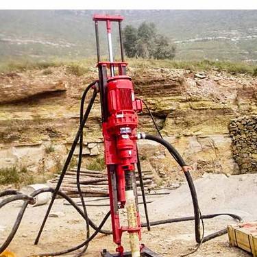 YQ潜孔钻机 多功能气动潜孔钻机厂家 小型便携式护坡电动潜孔钻机