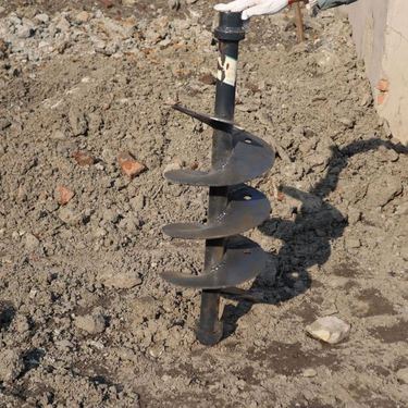 中拓挖改螺旋钻机 装载式长螺旋打桩机 多功能合金钻头螺旋钻机