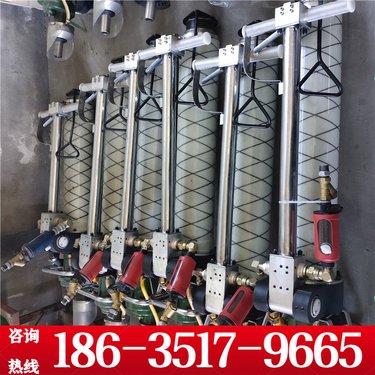 北海 矿用MQT-130/3.2气动手持式锚杆钻机 顶帮两用支腿钻孔设备