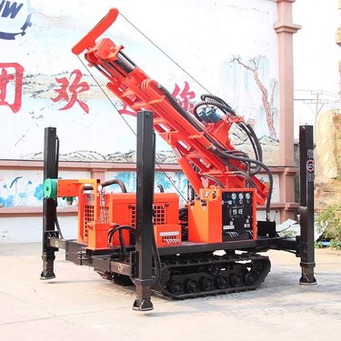 钻井设备 打井机厂家履带气动钻井机 中深孔水井钻机 吃水井
