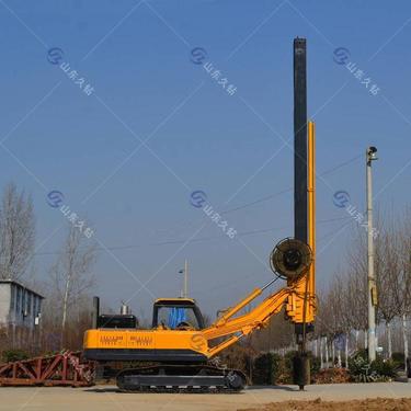 厂家供应久钻15米履带方杆旋挖钻机 工程打桩机