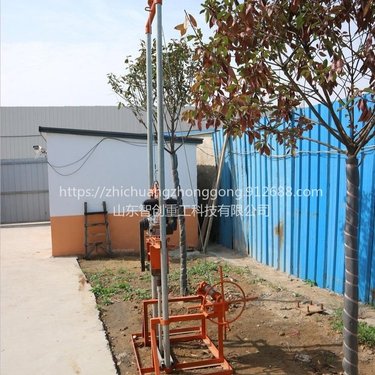 智创 XM70直销地表柴油机浅层打井钻机 多功能柴油小型打井钻机