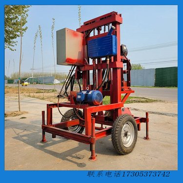 柴油液压钻井机 牵引式灌溉水井钻机勘探打井机 鼎煤供应