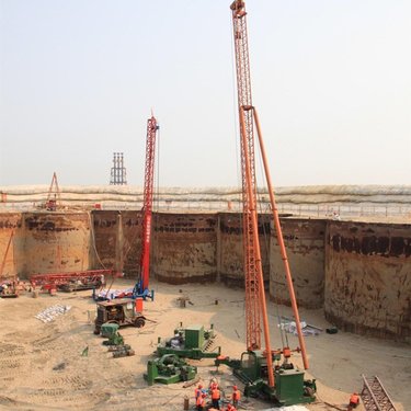 铜川360度旋转钻机 高压旋喷桩租赁 堤坝加固裂缝加固