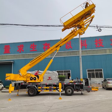 高举20米护坡锚杆钻机 岩石潜孔液压锚固钻机 履带式高臂钻孔机