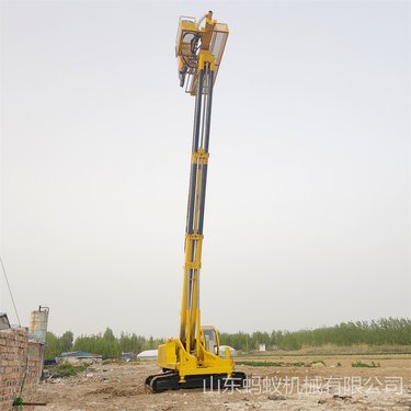 山区勘探打岩石机 高举升加固护坡钻机 小型履带深基坑支护钻机