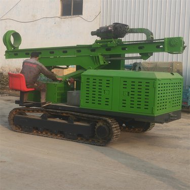 出售液压遥控开山钻机 履带伸缩潜孔长螺旋钻机