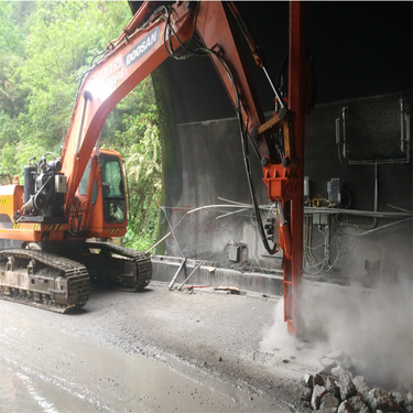 矿山挖改钻液压凿岩机 挖改式潜孔钻机 360度全方位打孔钻机